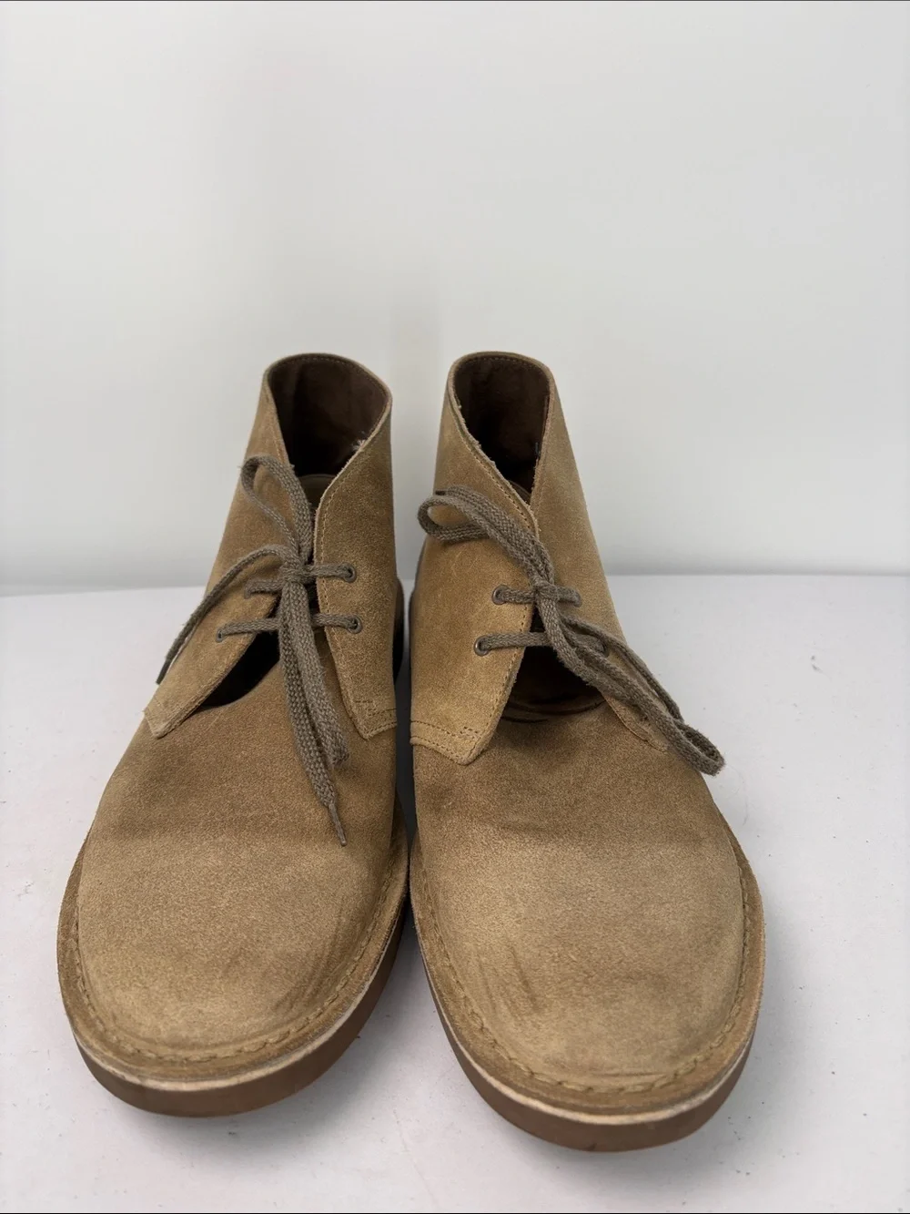 Clarks suede upper